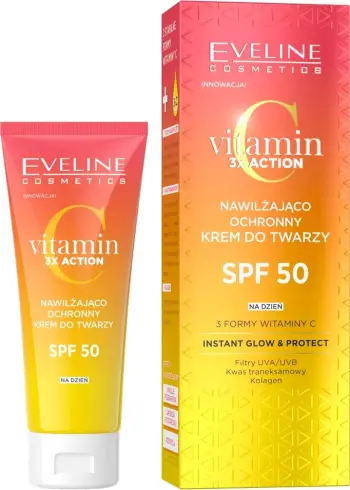 Krem fytyre për femra Eveline Cosmetics Vitamin C 3x Action SPF50, 30ml