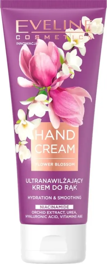 Krem për duar për femra Eveline Cosmetics Flower Blossom Ultra-Hydrating, 75ml