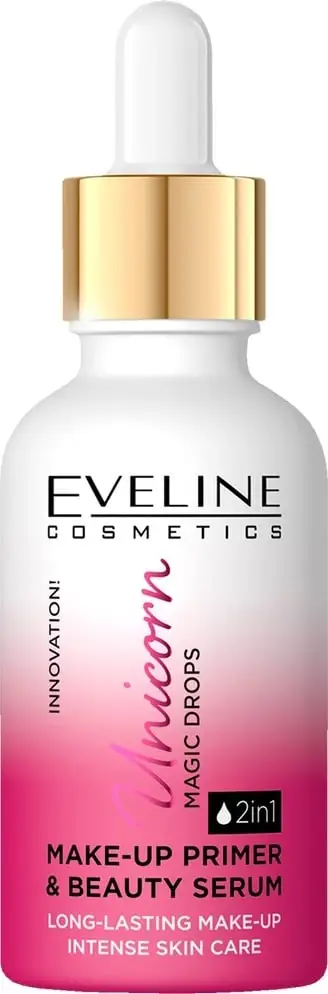 Bazë-serum nën grim për femra Eveline Cosmetics Unicorn Magic Drops 30ml