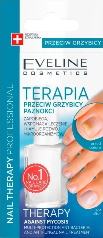 Trajtim për thonj Eveline Cosmetics Nail Therapy Professional Anti-Fungal, 12ml