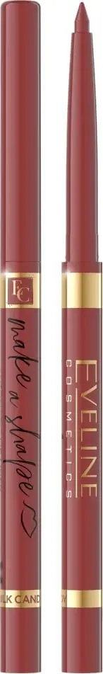 Laps për buzë Eveline Cosmetics Make A Shape Automatic Lip Contour Pencil 01 Milk Candy, 1 art