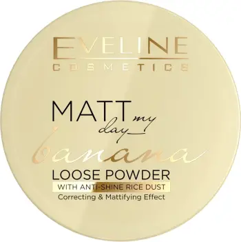 Pudër e lirë Eveline Matt My Day Banana, 6g