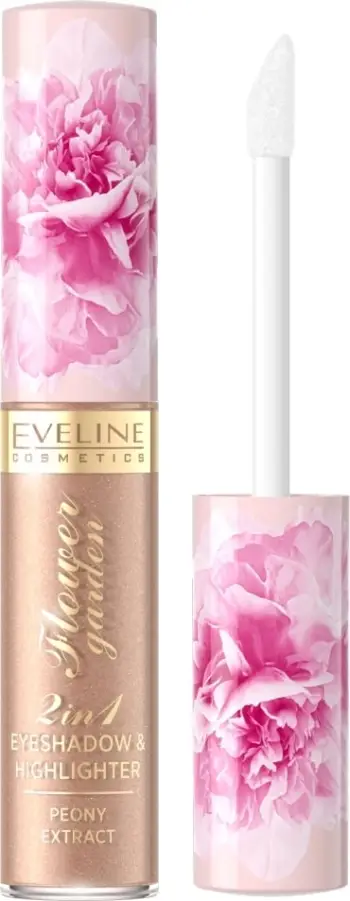 Hije e lëngshme për sy Eveline Cosmetics Flower Garden 02 për femra, 6.5ml