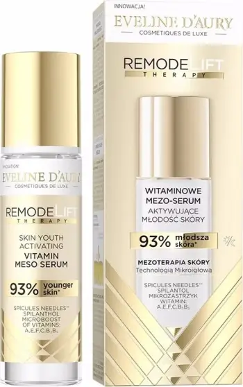 Serum për fytyrë Eveline d'Aury Remodelift Therapy Vitamin Mesotherapy për femra, 30ml
