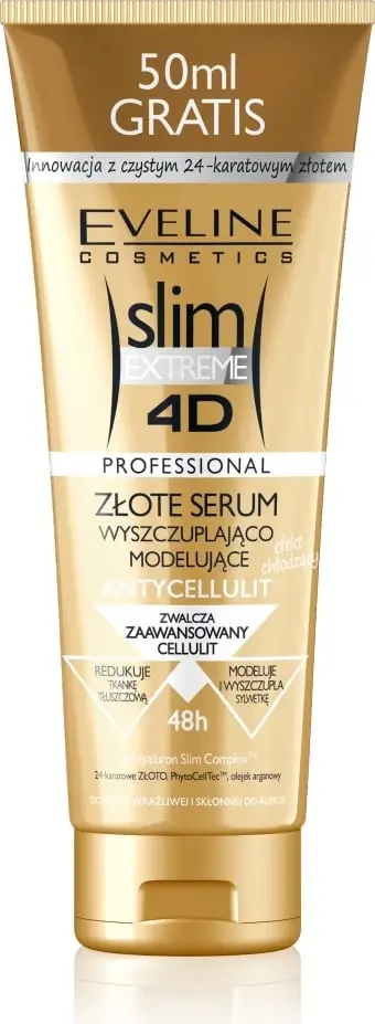 Serum anticelulit Eveline 4D Extreme Gold, 250ml