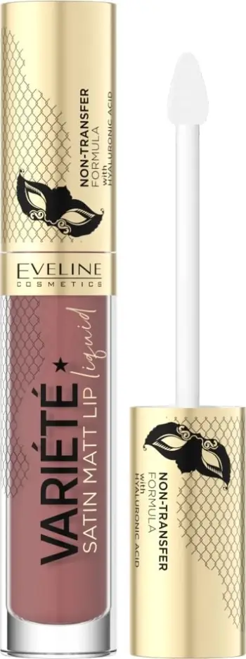 Buzëkuq liquid Eveline Cosmetics Variete Satin Matt Lip Liquid për femra 04, 4.5ml