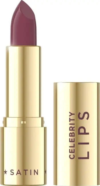 Ruj kremoz Aden Celebrity Lips, përfundim sateni, efekt shkëlqim i lehtë, rozë nude