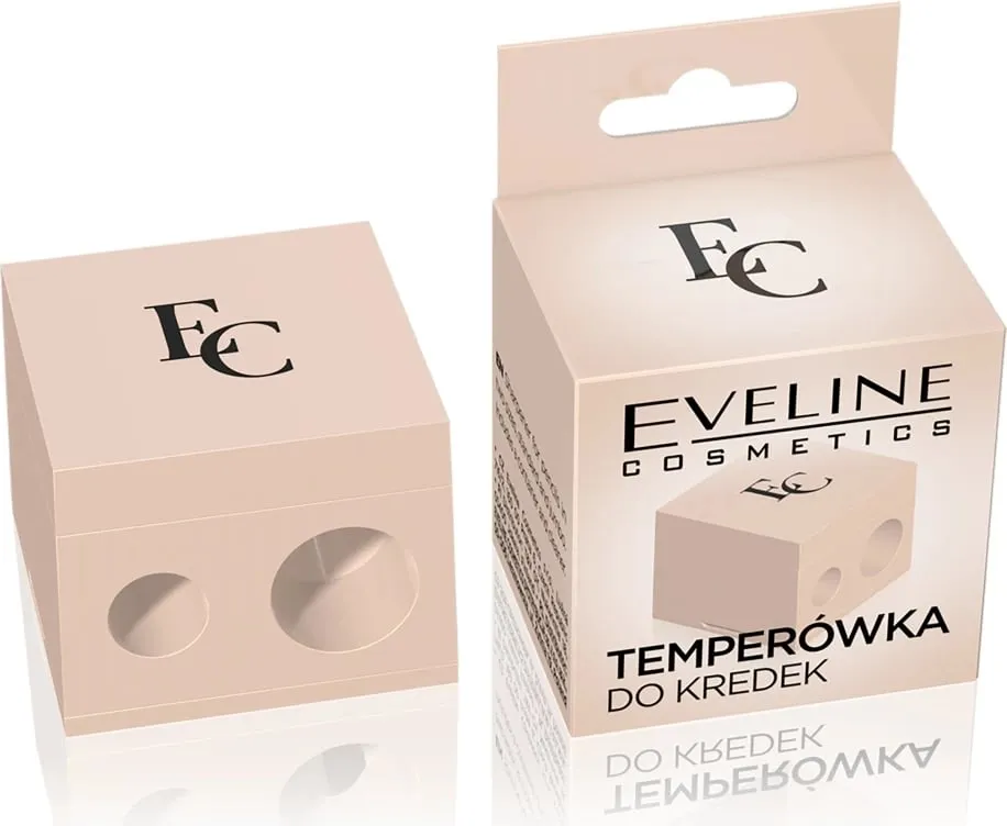 Mprehës për lapsa make-up Eveline Cosmetics Double Pencil Sharpener për femra, 1 copë - 1