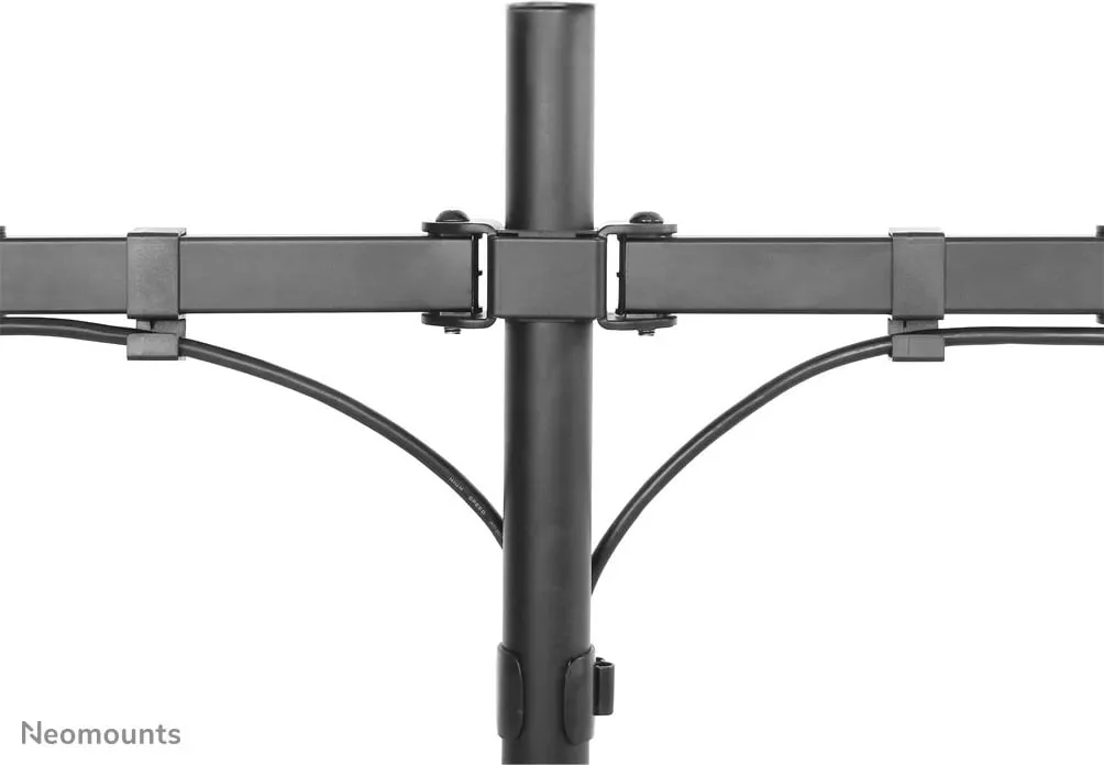 Mbajtëse për dy monitorë Neomounts FPMA-D550DDBLACK, 10-32", e zezë - 4