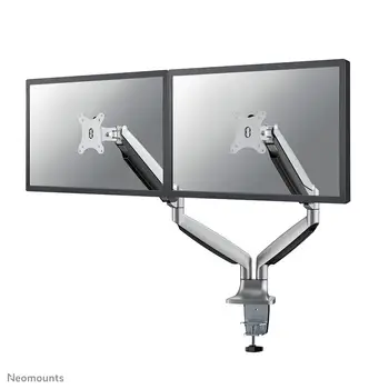 Mbajtëse monitori Neomounts NM-D750DSILVER, 10"-32", e argjendtë