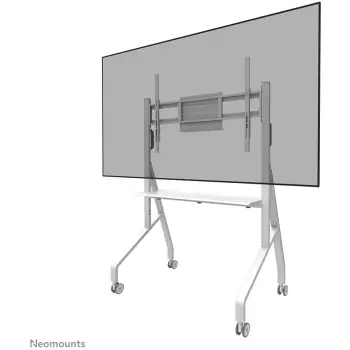Karrocë multimediale Neomounts FL50-525WH1, për TV 55-86", çelik, e bardhë, rregullim lartësie