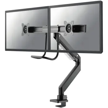 Mbajtëse për Monitor Neomounts Tischhalterung me dorezë për mbajtjen e tavolinës për dy ekrane të sheshtë deri në 32″ (81 cm) 8KG NM-D775DXBLACK Neomounts