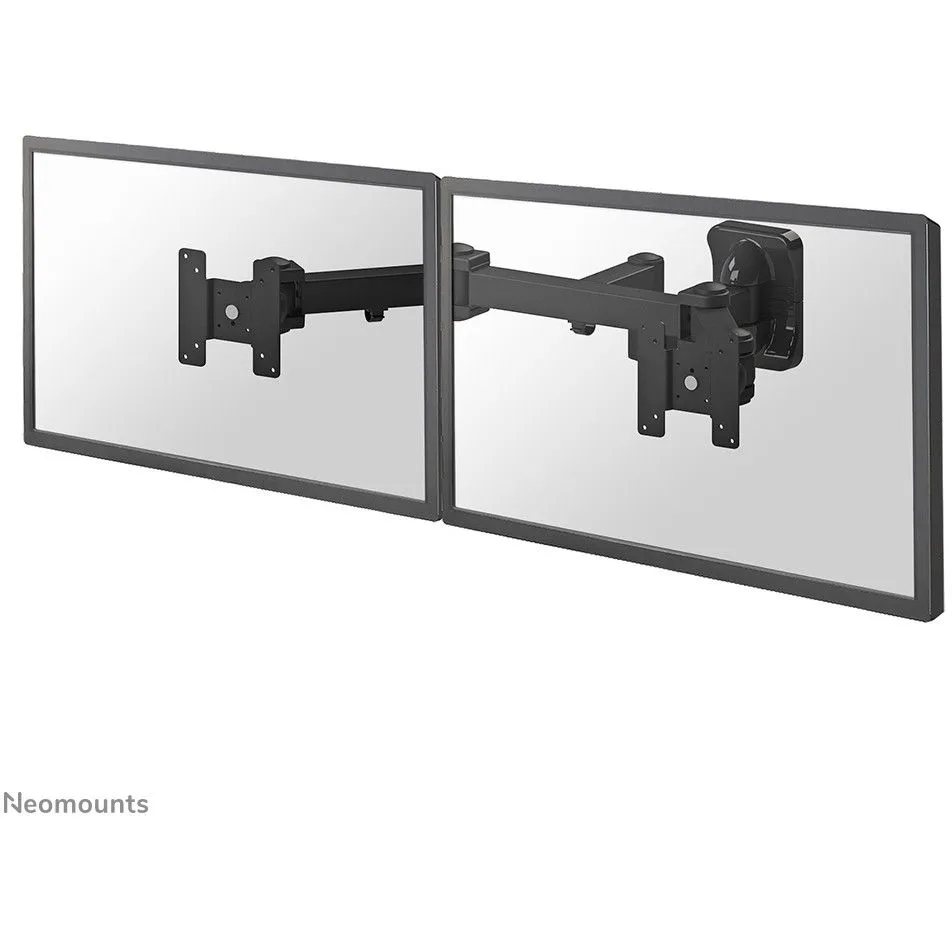 Mbajtës muri për dy monitorë Neomounts, 10-27", i zi - 1
