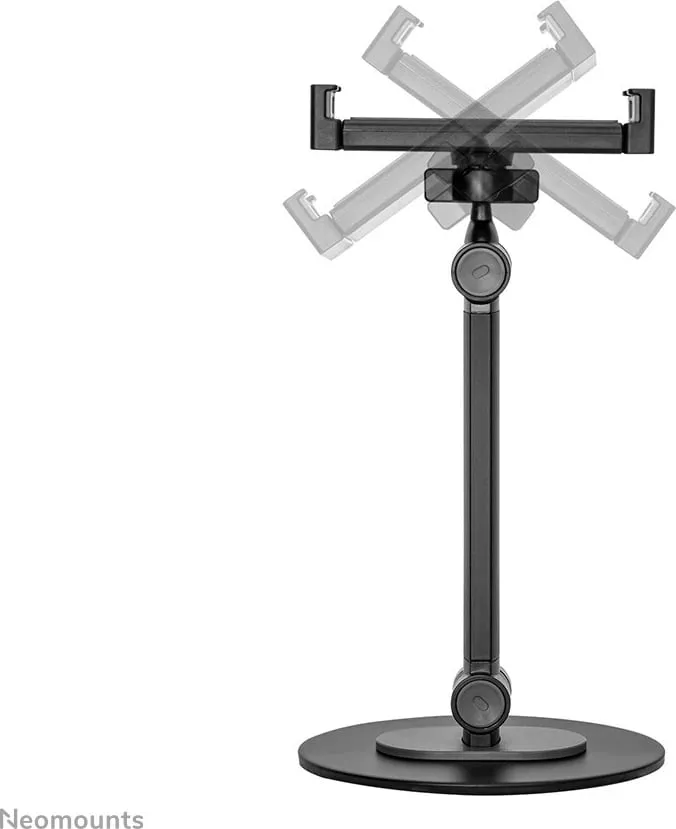 Mbajtës tavoline tabletë/celular Neomounts DS15-540BL1, universal, rrotullim 360°, i zi - 12