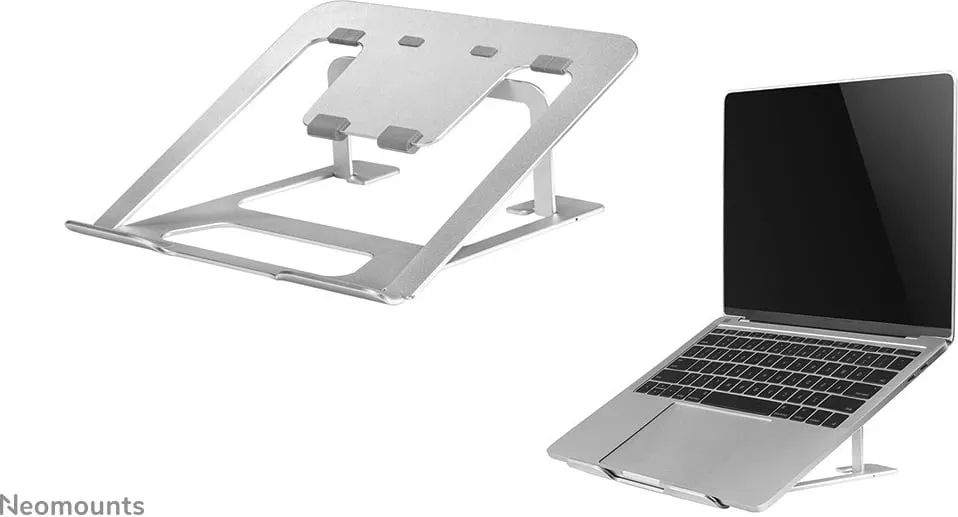 Mbajtëse për laptop Neomounts NSLS085SILVER, e hirtë - 2