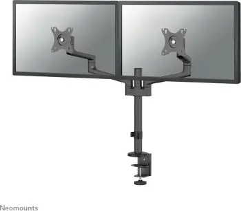 Mbajtës tavoline Neomounts DS60-425BL2, për 2 monitorë 17"-27", VESA 75x75 100x100, i zi
