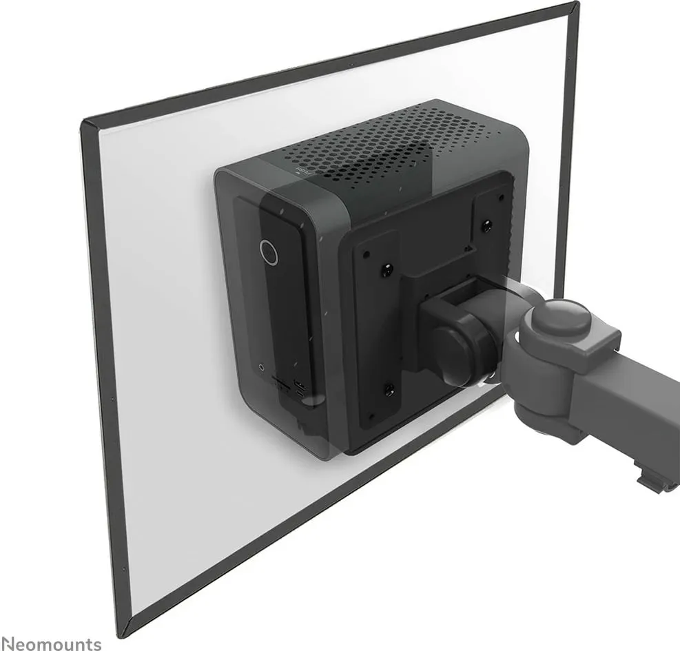 Mbajtëse mini PC Neomounts THINCLIENT-20, universal, 7 kg, çelik, e zezë - 1