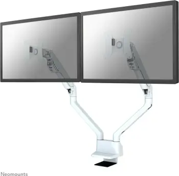 Krah monitori Neomounts FPMA-D750DWHITE2, për 2 ekrane, rregullim me gaz, i bardhë