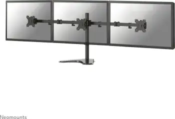 Mbajtës monitori Neomounts FPMA-D550DD3BLACK, për 3 ekrane, 13-27", rregullim lartësie, i zi