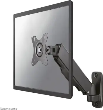 Mbajtëse muri për monitor/TV Neomounts WL70-440BL11, gas spring, full motion, 17-32 inç, e zezë
