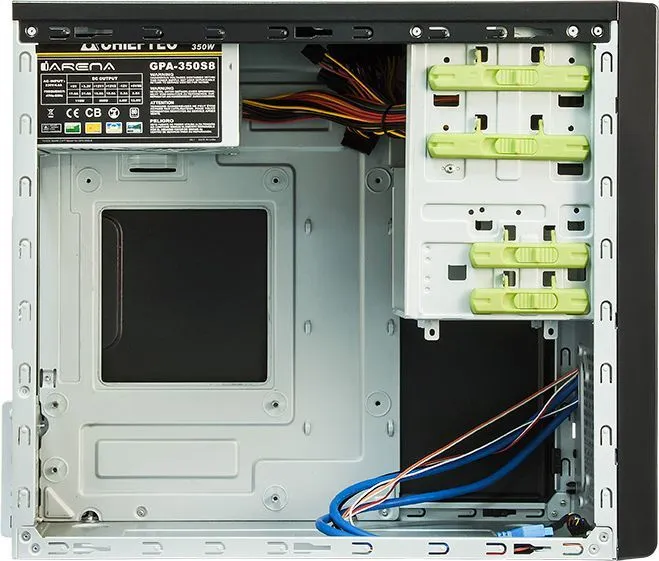 Kasë Chieftec XT-01B-350GPB, Mini Tower - 5