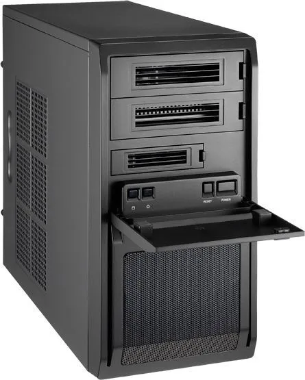 Kasë Chieftec LT-01B-350S8, Mini Tower - 1
