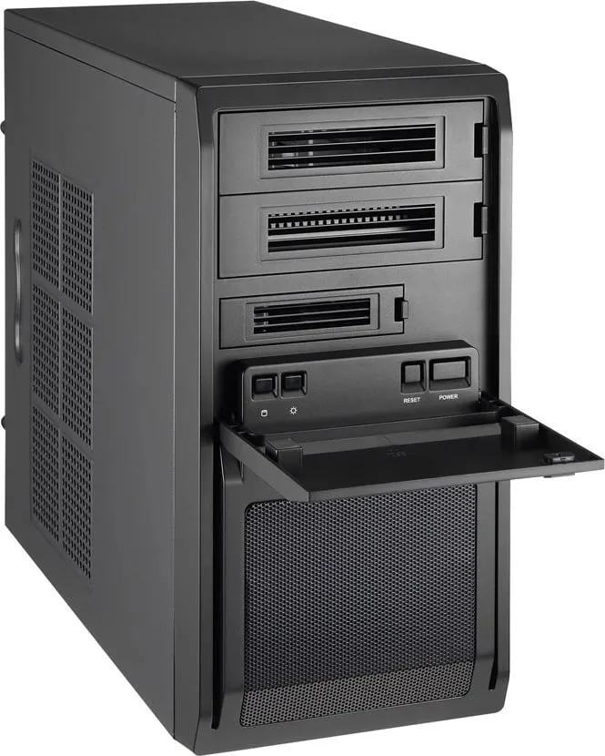 Kasë Chieftec Libra LT-01B-350GPB, Mini Tower - 2