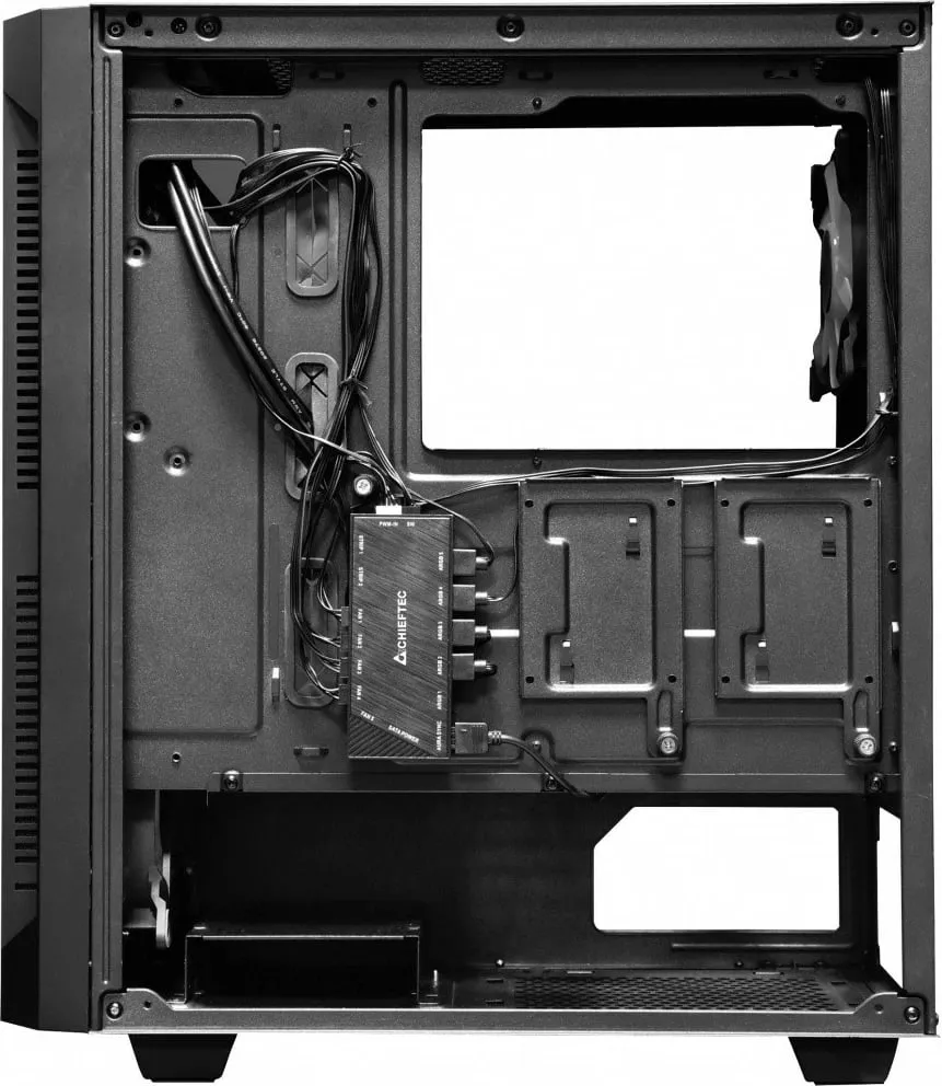 Kasë Chieftec Hunter GS-01B-OP, e zezë - 6