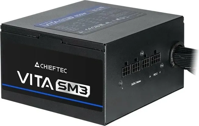 Kasë Chieftec VITA SM3 BPX-850-C, 850W, 80 PLUS Bronze, gjysmë-modulare, e zezë - 5