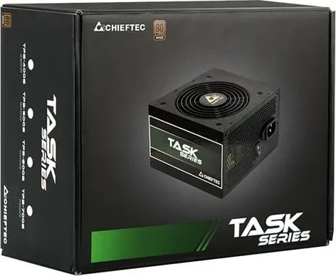 PSU Chieftec Task TPS-500S, 500 W, 80 PLUS Bronze, e zezë - 2