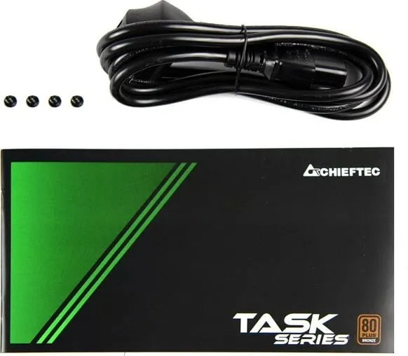 PSU Chieftec Task TPS-500S, 500 W, 80 PLUS Bronze, e zezë - 6