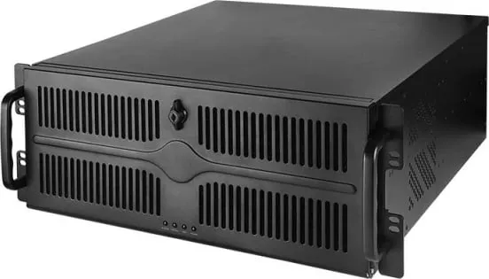 Kasë Chieftec UNC-409S-B-OP 4U rackmount, ATX/micro ATX, e zezë - 1