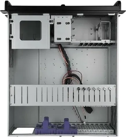 Kasë Chieftec UNC-409S-B-OP 4U rackmount, ATX/micro ATX, e zezë - 3
