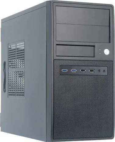Kasë Chieftec CT-04B-350GPB, Mini Tower - 1