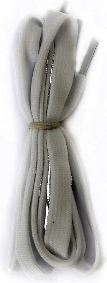 Lidhëse për këpucë, të bardha, 120cm