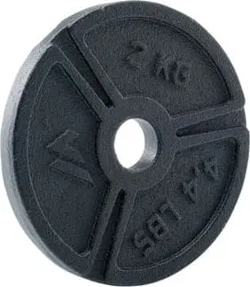 Pllakë peshe Martes Weight Plate 2kg, diametër 28mm, gri