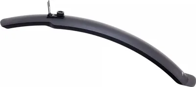 Mbrojtëse shiu biçiklete MUDDER, PVC, 24" 26" 28", e zezë - 1