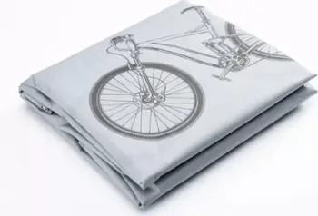 Mbulesë biçiklete ASOS Case, 206 x 120 cm, material PEVA, gri