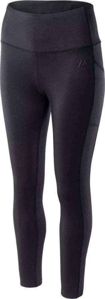 Leggings për gra Martes Lady Vika W, përditshëm dhe sport, poliestër elastan, të zinj - 2