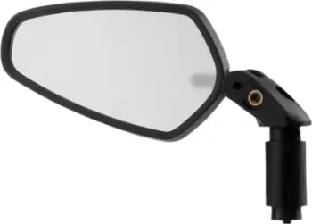 Pasqyrë biçiklete MIRROR MIRROR, akrilike konvekse, 80g, e zezë