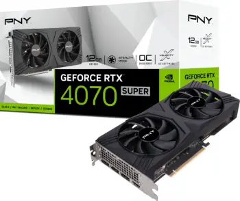 Kartelë grafike PNY GeForce RTX 4070 SUPER Verto OC Dual Fan 12GB GDDR6X