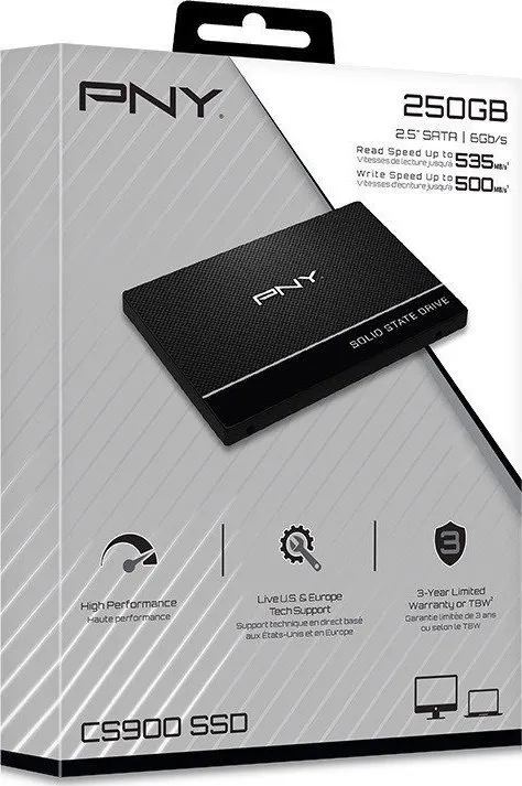 Disk SSD PNY CS900, 250GB, 2.5" SATA III - 2