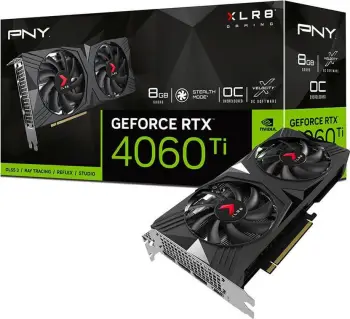 Kartelë grafike PNY GeForce RTX 4060 Ti XLR8 Gaming Verto OC Dual Fan 8GB GDDR6