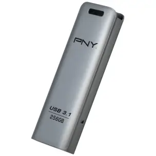 USB stick PNY Elite Steel 256GB, USB 3.1, metalik