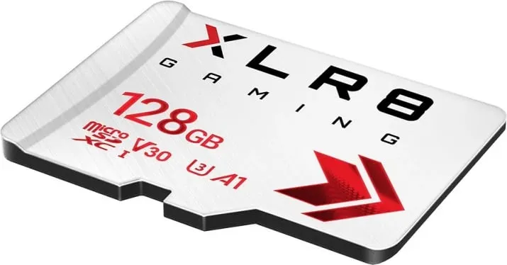 Kartë memorie PNY XLR8 MicroSDXC, 128GB, UHS I Class 10, e bardhë - 3