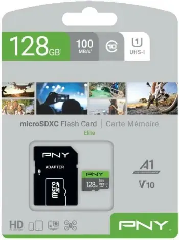 Kartë memorie PNY Technologies Elite MicroSDXC, 128 GB