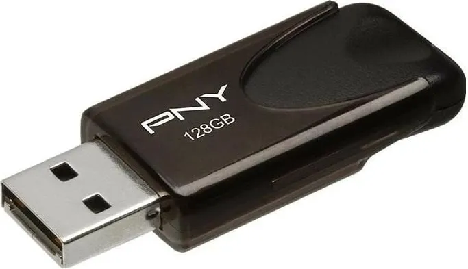 USB PNY Attaché 4 2.0 128GB, e zezë - 3