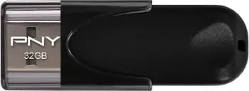 USB flash drive PNY Attaché 4, 32GB, USB 2.0, e zezë