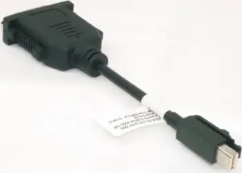 Adapter video PNY QSP-MINIDP/DVIV3, mini DisplayPort në DVI, 1920x1200, i zi