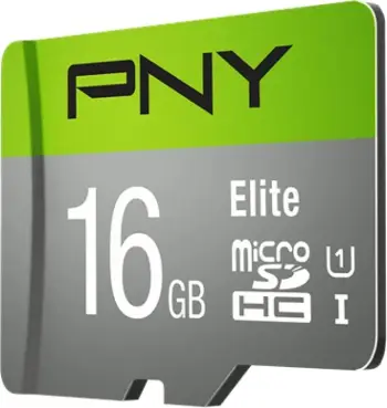 Kartë memorie PNY Elite MicroSDHC, 16GB, klasa 10, e zezë